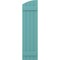 Ekena Millwork Americraft 4-Board (2 Batten) Wood Joined Board-n-Batten Shutters w/Ellipt Top, ARW101BE414X77PTH, PR ARW101BE414X77PTH - alternate 3